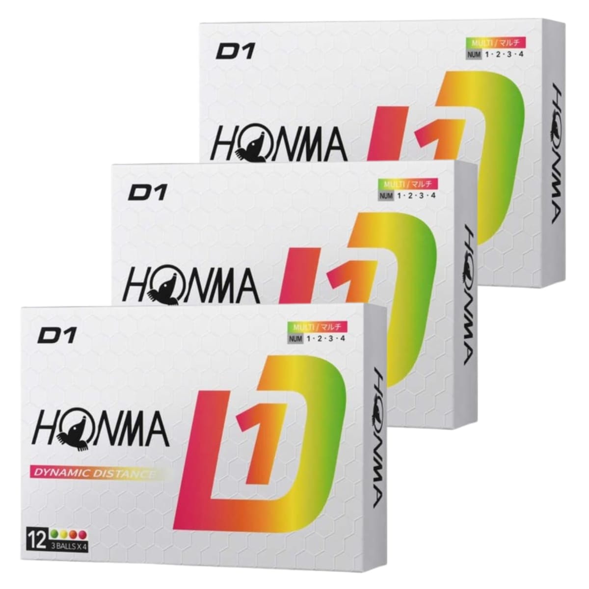 【3ダースセット】本間ゴルフ D1 ボール ゴルフボール