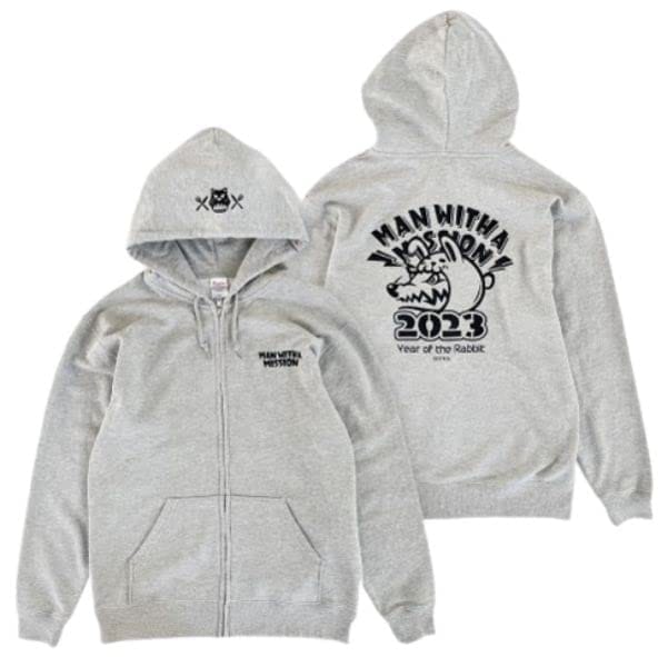 【着払い 汚れ有】マンウィズアミッション パーカー しろ MAN WITH A MISSION | GoodsLookbook