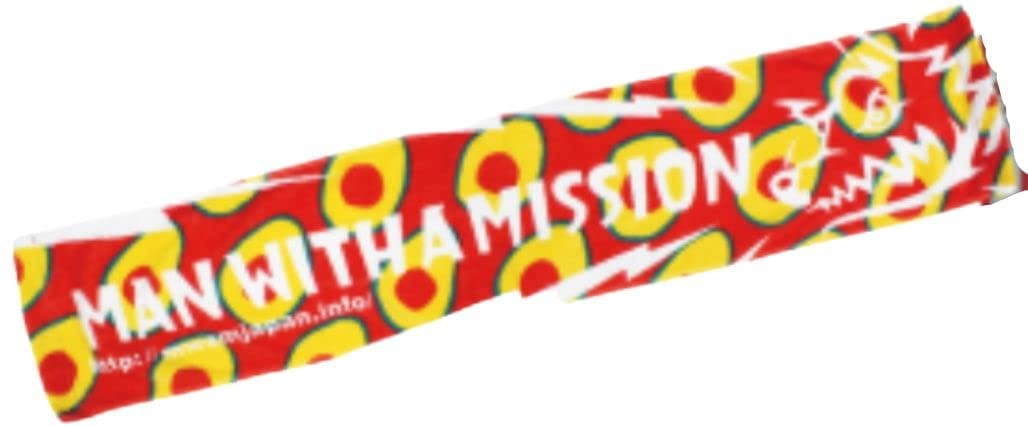 MAN WITH A MISSION マンウィズアミッション マンウィズ グッズ SUMMER GOODS 2017 タオル マフラータオルアボカドレッド