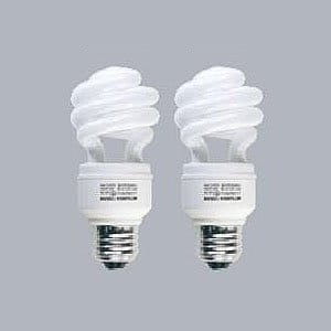 三菱 ◇◆お買い得品 2個パック◆◇電球形蛍光ランプ 60W形グローブレスタイプ(D形) 3波長形電球色 口金E26 スパイラルピカファン EFD15EL12HS2P