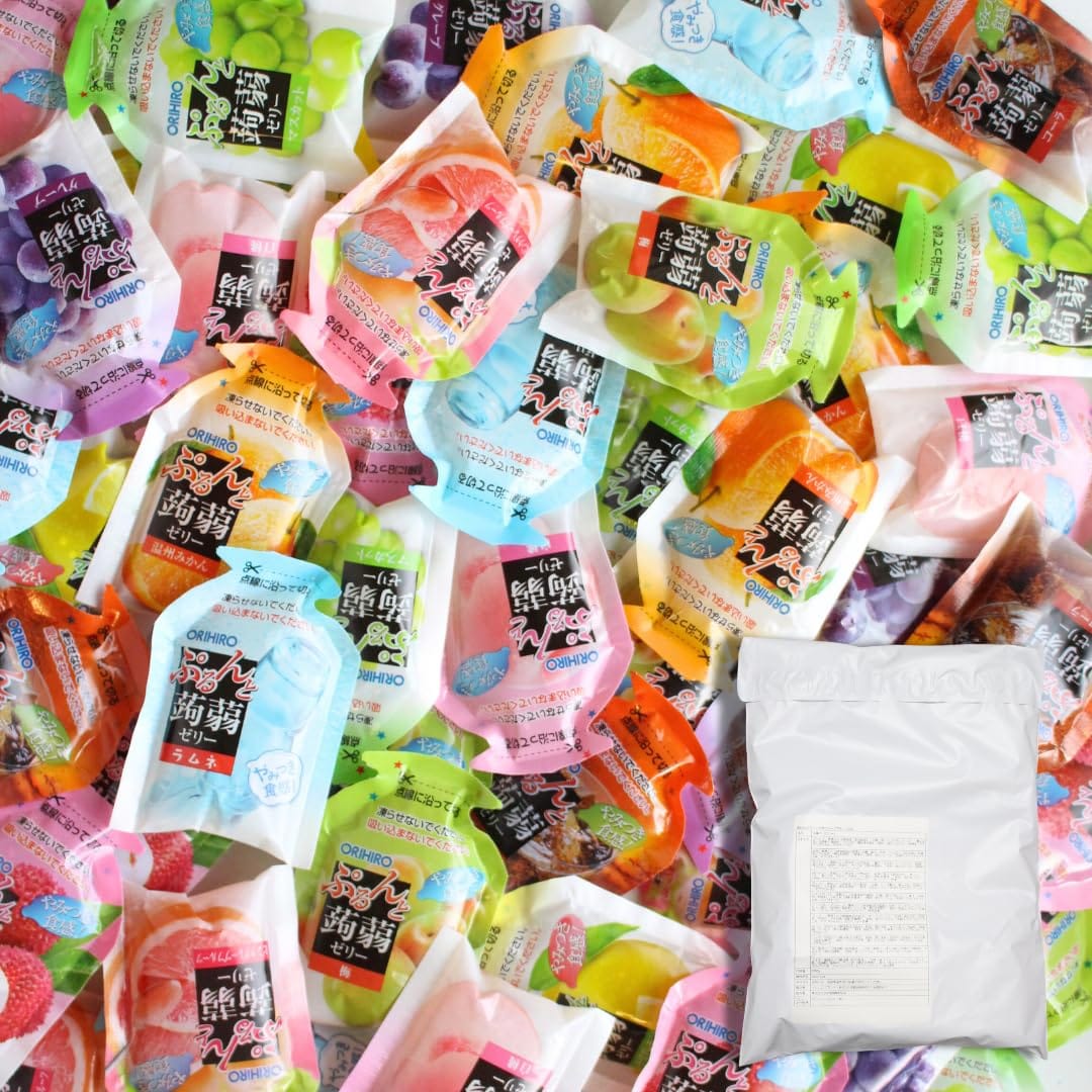 オリヒロ ぷるんと 蒟蒻ゼリー 2000g 11種 お徳用 大容量 食べ比べセット アソート こんにゃく入り ダイエットおやつ 蒟蒻ゼリー プルント蒟蒻ゼリー UP GIFTパッケージ