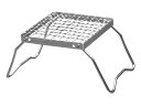 武田コーポレーション 【スタンド・折りたたみ・アウトドア・ステンレス鋼】 シルバー 16×16×12cm コンパクトクッカースタンド CCS21-16
