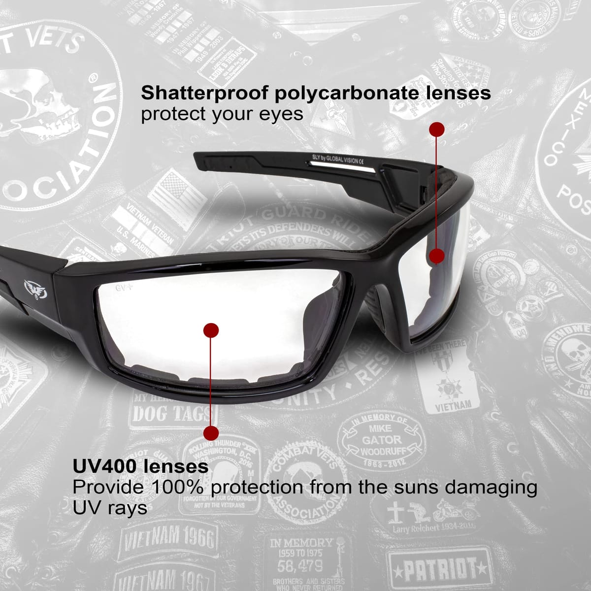 Global Vision Sly�ե�����ѥå����ꥪ���ȥХ����󥰥饹�֥�å��ե졼��