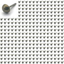 S-NET スタッズ ハンドメイド レザークラフト 鋲 ホビー 手芸 スパイク リベット パンク パーツ カバン アクセサリー 300個 SN-383-SZ