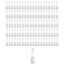 ポップクリップ クリップホルダー 高さ11cm 両端360度回転 価格表示・値札・展示用 透明