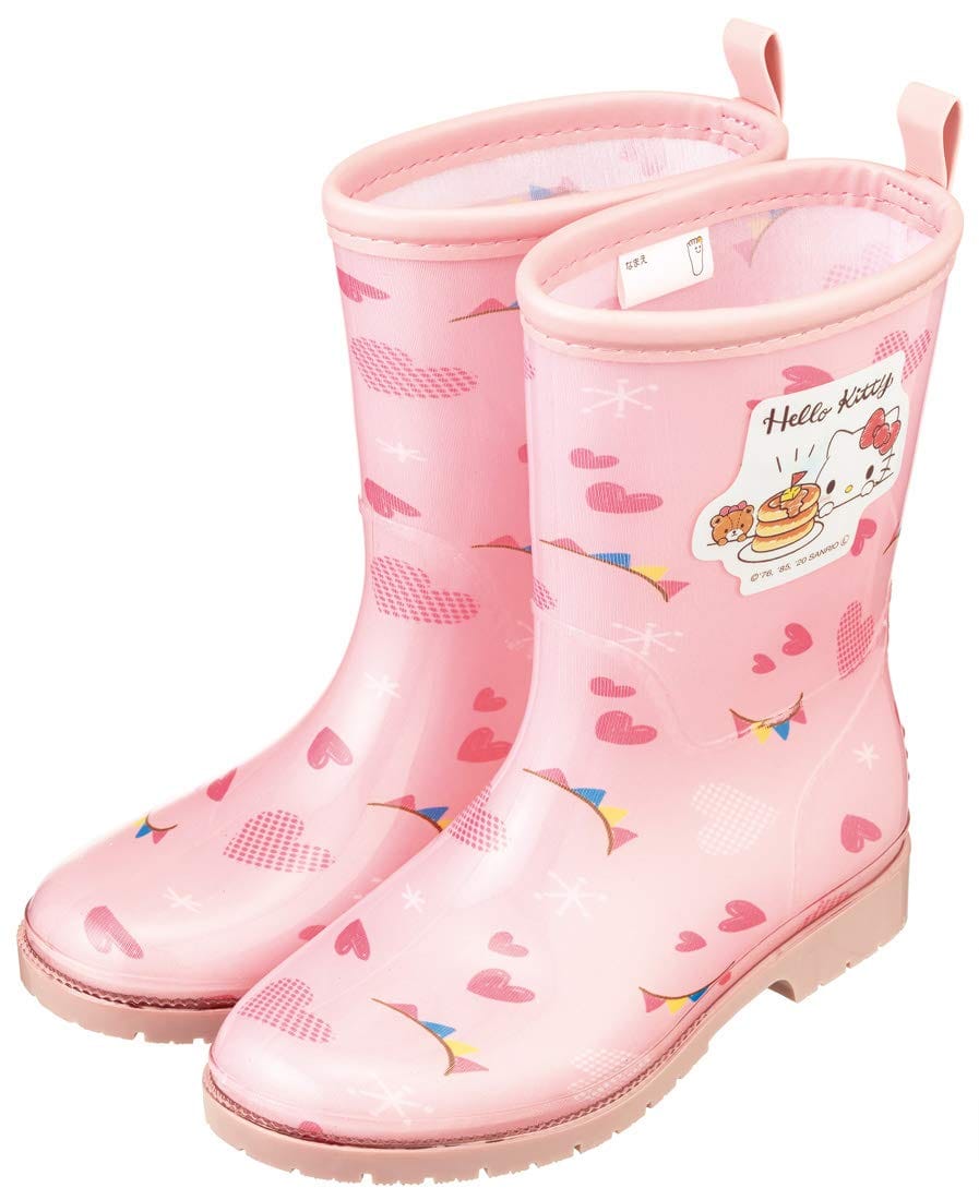 スケーター(Skater) レインブーツ シューズ 長靴 子供用 キティ サンリオ 反射テープ付 20cm RIBT4