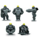 (シークレットなし)ゴリランドセル マスコットフィギュア 全5種セット ガチャガチャ