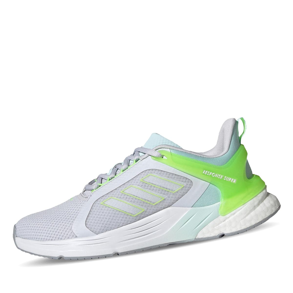 [アディダス] ランニングシューズ レスポンス スーパー 2.0 LLA11 レディース ダッシュグレー/フットウェアホワイト/シグナルグリーン(H02020) 22.5 cm