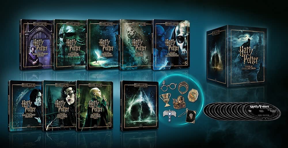 (1000セット限定生産)ハリー・ポッター8-Film ダークアートスチールブックコレクション(4K ULTRA HD)(8..