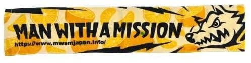 MAN WITH A MISSION マンウィズアミッション マンウィズ MWAM 2026 グッズ タオル マフラータオル みかん