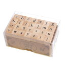 こどものかお(Kodomonokao) プチ文字スタンプセット 大【アルファベット小文字】 1234-017