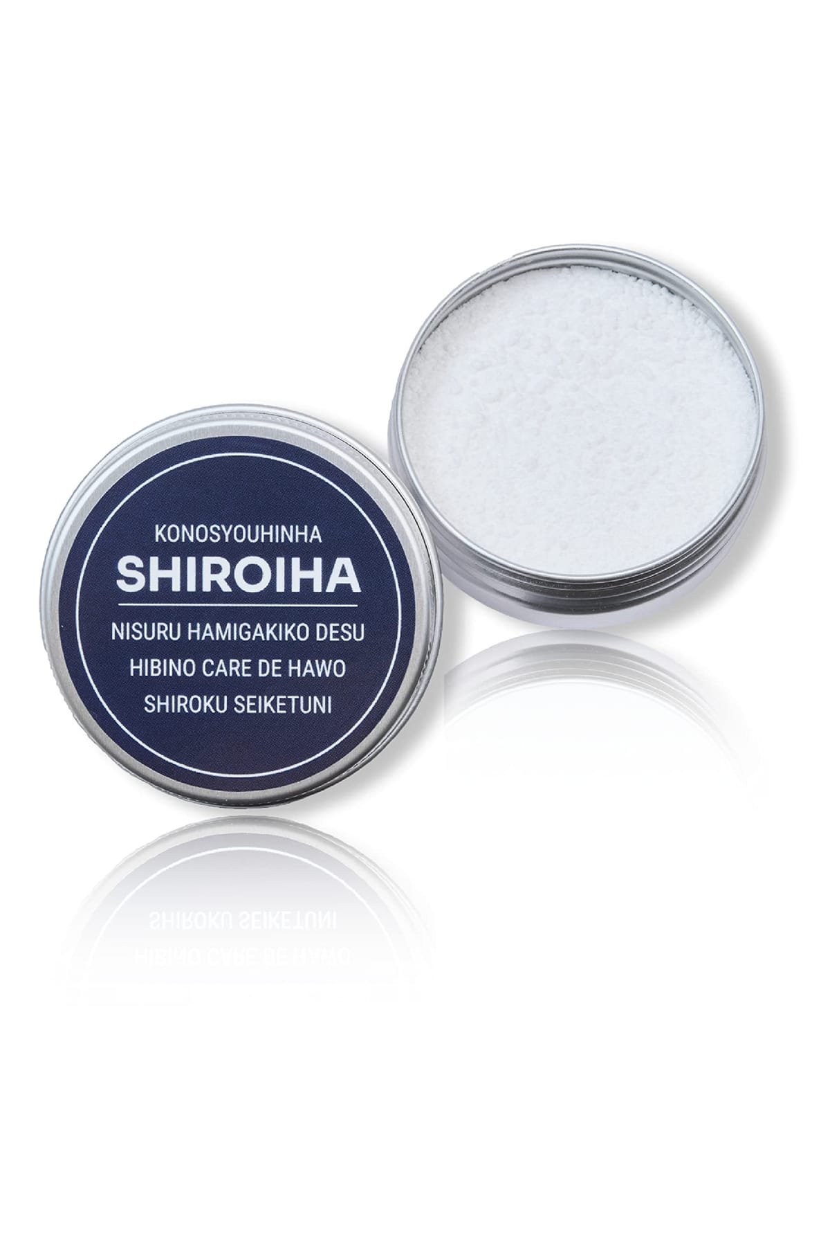 シロ ハンドソープ ホワイトニング 歯磨き粉 天然アパタイト 乳酸菌 パウダー はみがき粉 SHIROIHA 内容量18g (約1ヶ月分)