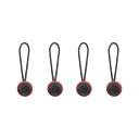 【国内正規品】PeakDesign ピークデザイン アンカー 4 パック 黒+レッド 4PK-AN-4