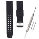 Airself Luminox ルミノックス純正バンド互換品 取付幅23mm 時計ベルト ラバーバンド Luminox対応ベルト バネ棒外し バネ棒2本 交換説...