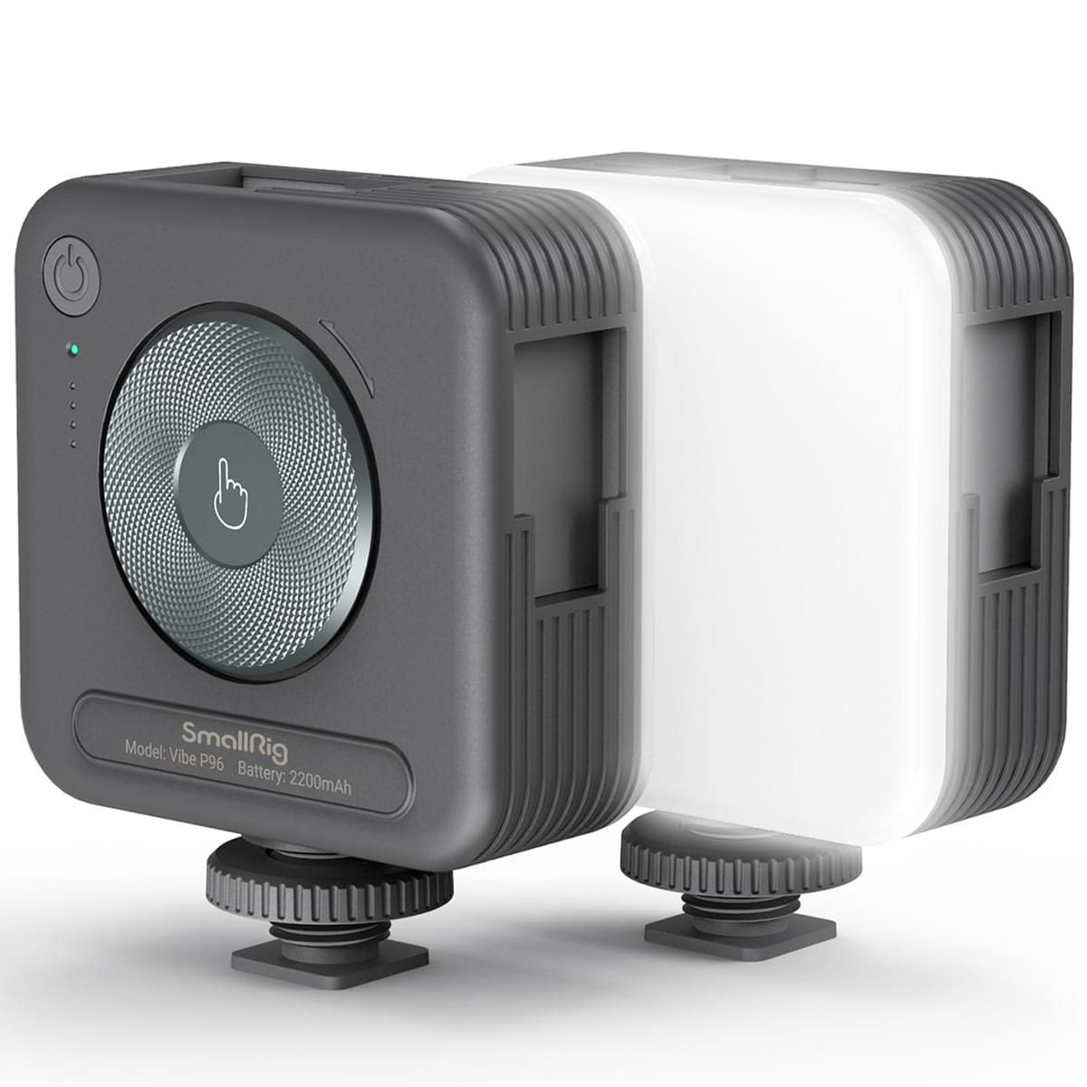 SmallRig LEDビデオライト ポータブルカメラライト 96個のLEDビーズ 写真ビデオ照明用 充電式 2200mAh ..