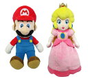 マリオ&ピーチ姫(S) ぬいぐるみ 2種セット 【座高約18cm】 スーパーマリオ ALL STAR COLLECTION