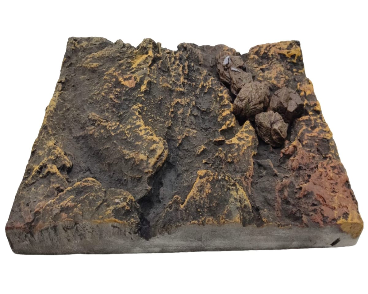 UTST ジオラマベース ジオラマ 岩場 岩 モールド ジオラマシート 地面 プラモデル 地面台 情景コレクション 模型 地面