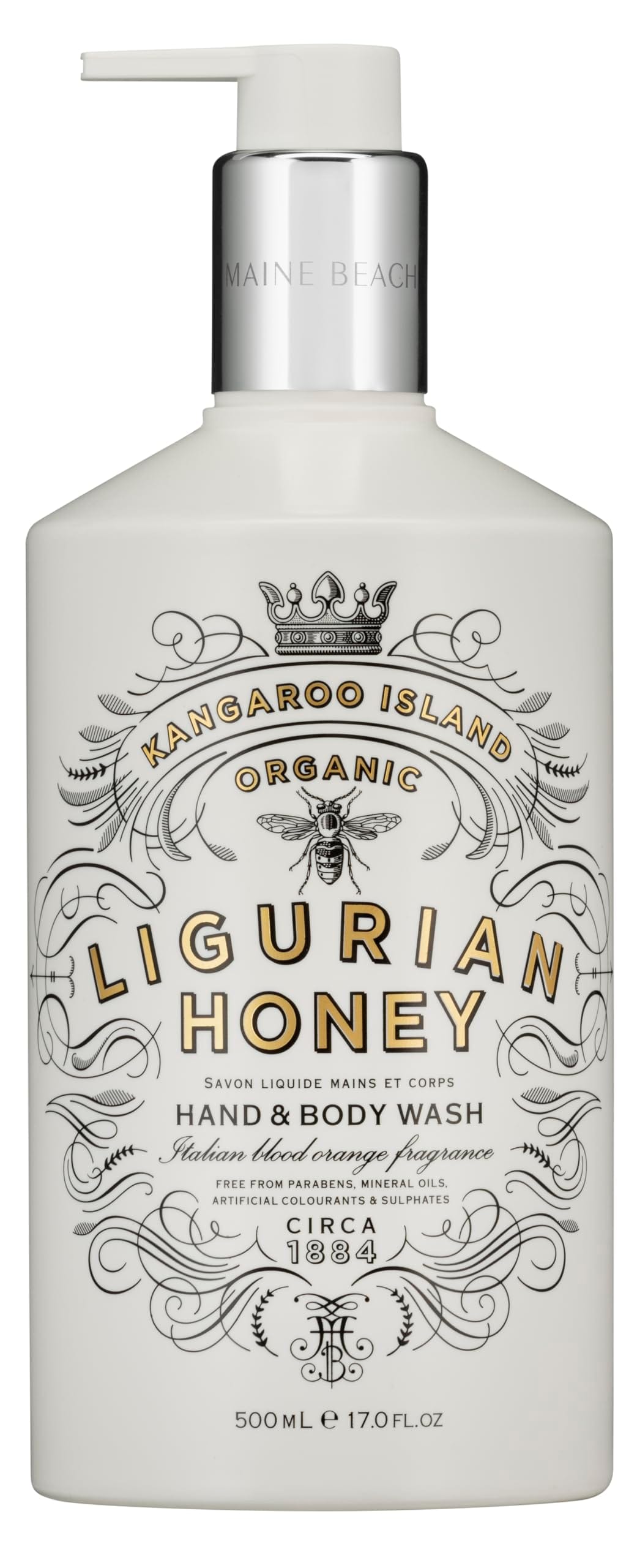 MAINE BEACH マインビーチ LIGURIAN HONEY Series リグリアンハニーシリーズ ハンド&ボディウォッシュ