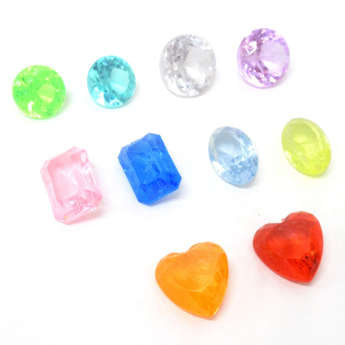 宝石すくい 縁日お祭り クラッシュアイス ダイヤカット 10カラー 1kg(270pcs) 506-690