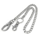 S.W.P メンズ レディース ウォレットチェーン 財布チェーン キーチェーン シルバー jdw-001-006oya