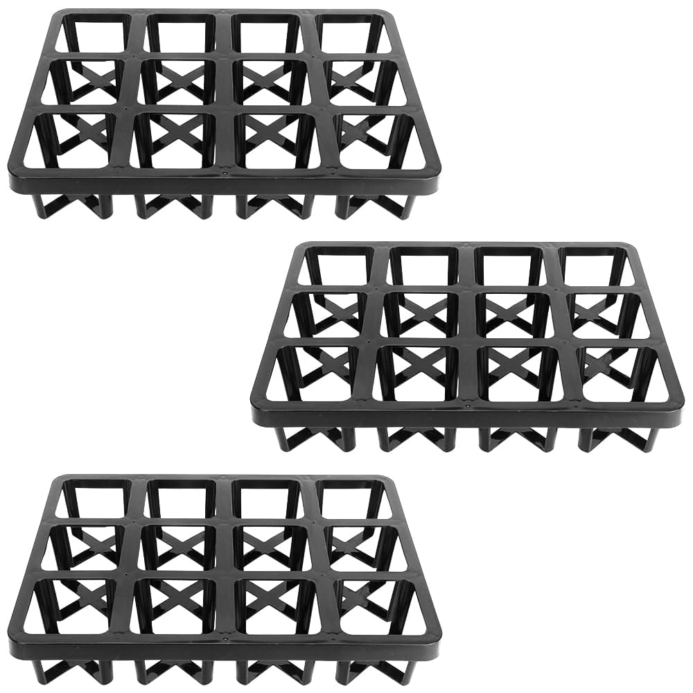 育苗ポットホルダー フラワーラック 3枚セット 多肉植物 家庭菜園