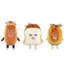 【3種まとめ売り】パンどろぼう ぬいぐるみ巾着 パンどろぼう・にせパンどろぼう・なぞのフランスパン