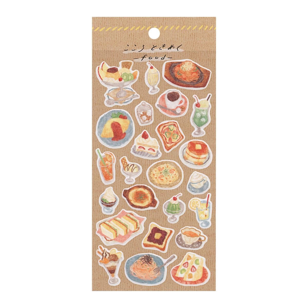 こころときめく ステッカーフード【ジュンキッサ】シール デコ 81800