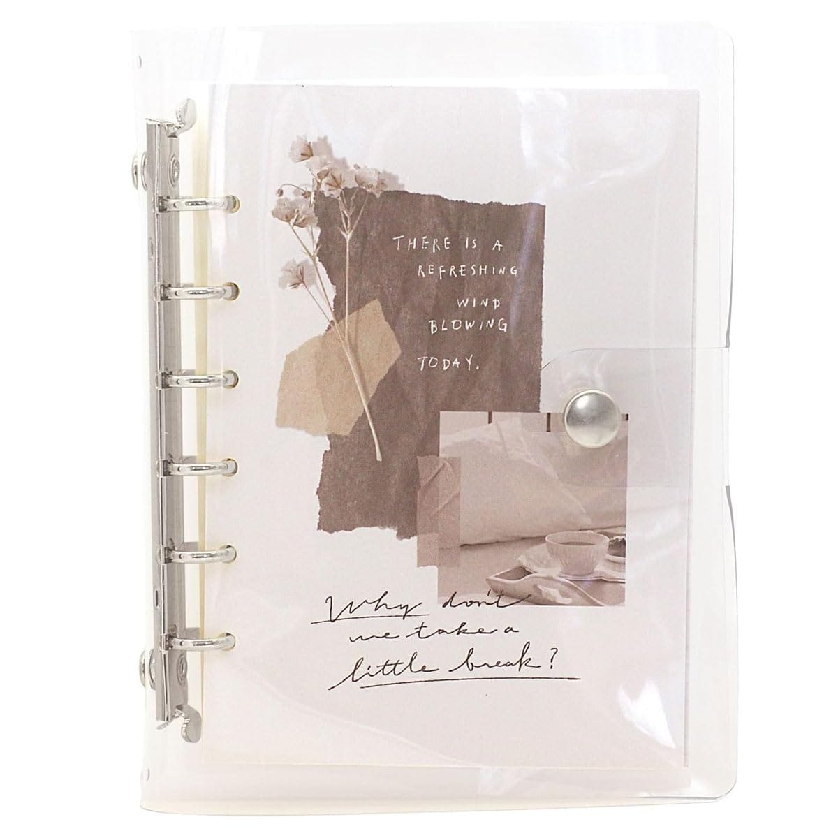 Bine/バイン A6 クリアバインダー 【シルバー】 57955