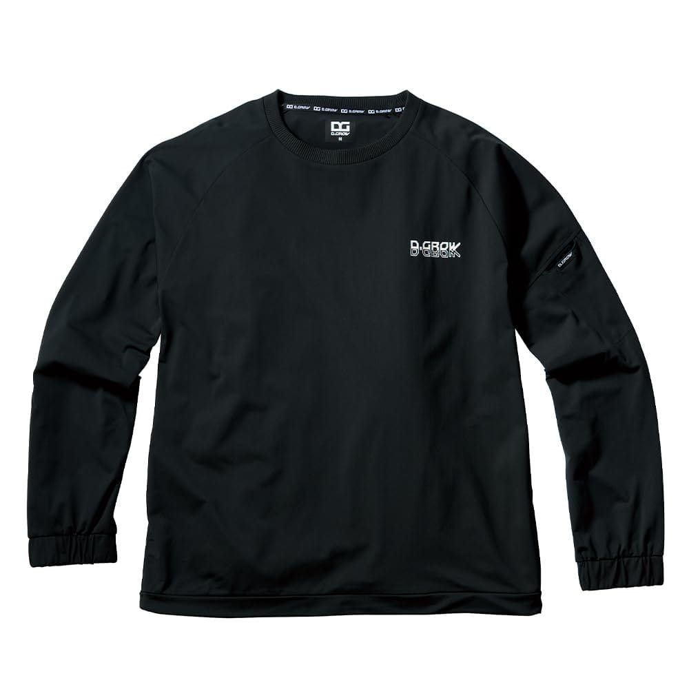 [ワークル] クロダルマ 2025年 秋冬 ストレッチピステ 長袖 伸縮 防寒 吸水速乾 快適 裾ドローコード付..