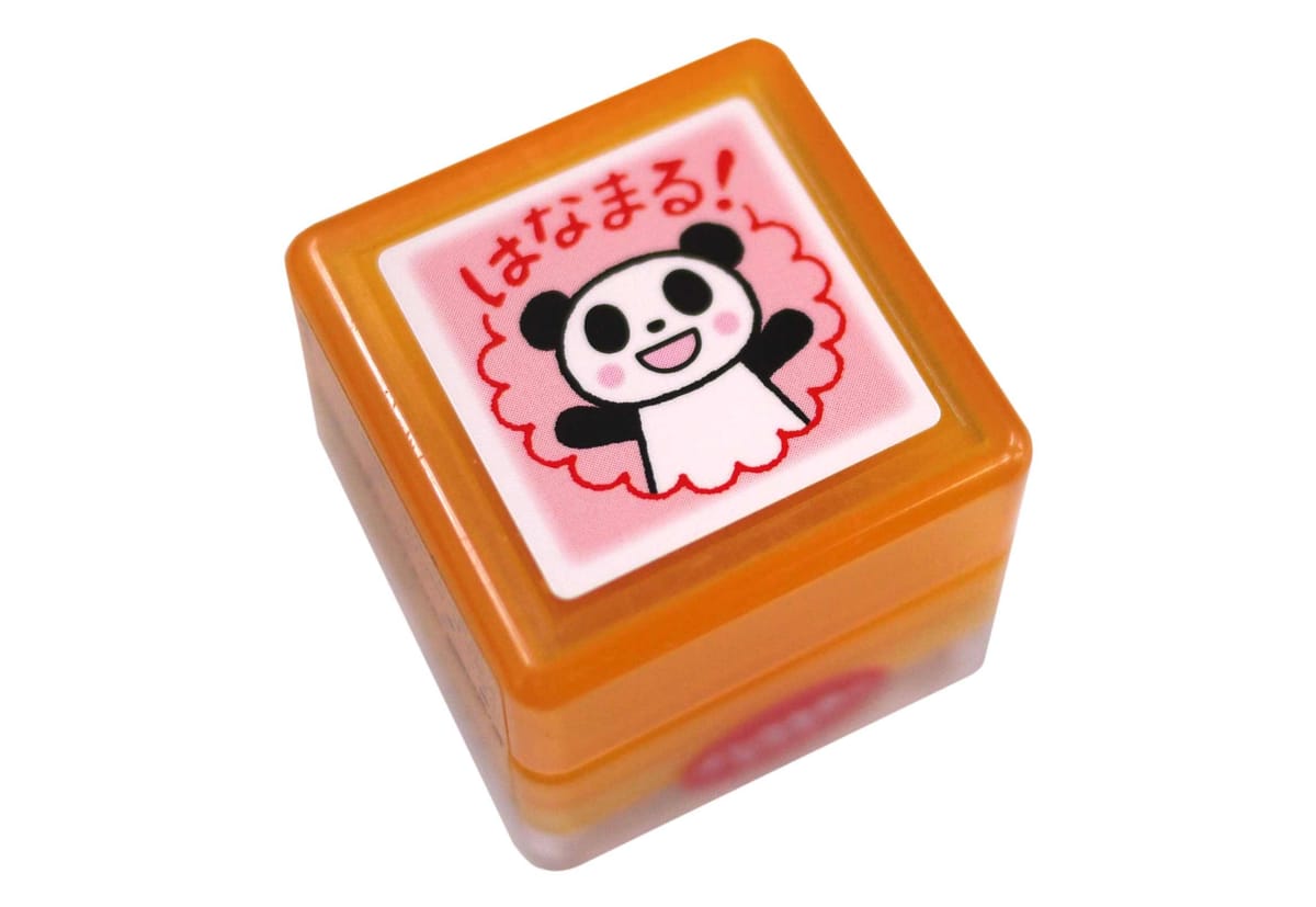 こどものかお ティーチャー浸透印スタンプ(レッド)