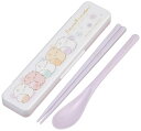 スケーター (skater) コンビセット 箸 スプーン セット 銀イオン Ag+ 抗菌 オサムグッズ FACE 日本製 18cm(3)