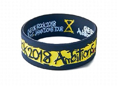 [ONE OK ROCK] ワンオクロック ワンオク 2018 AMBITIONS JAPAN DOME TOUR グッズ DOME ラバーバンド 黒 BLACK