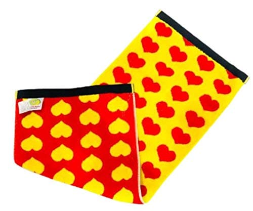 X JAPAN hide 公式グッズ LEMONeD ジャガード タオル フェイスタオル 「Yellow Heart」