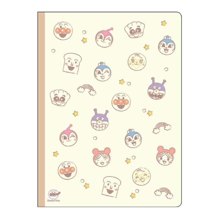 アンパンマン[方眼ノート]ミニノート/フェイス Smile Plus