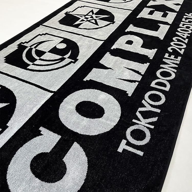 COMPLEX（コンプレックス）2024 日本一心 グッズ 吉川晃司 布袋寅泰 タオル ブランケット ビッグサイズ タオルブランケット