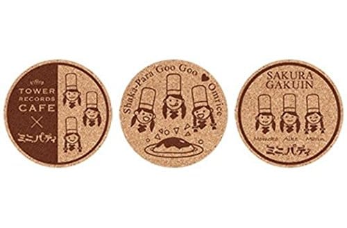 ミニパティ×TOWER RECORDS CAFE さくら学院 グッズ コルクコースター