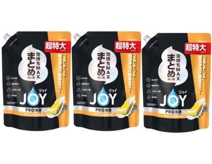 【3袋セット】【PRO洗浄】ジョイ 器用洗剤 まとめ洗い用 詰め替え 超特大 920mL (920ml×3個)