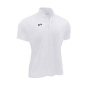 underarmour(アンダーアーマー) 01 TEAM ARMOUR POLO BD マルチSPポロシャツ M (1342582-100) WHT/BLK ...