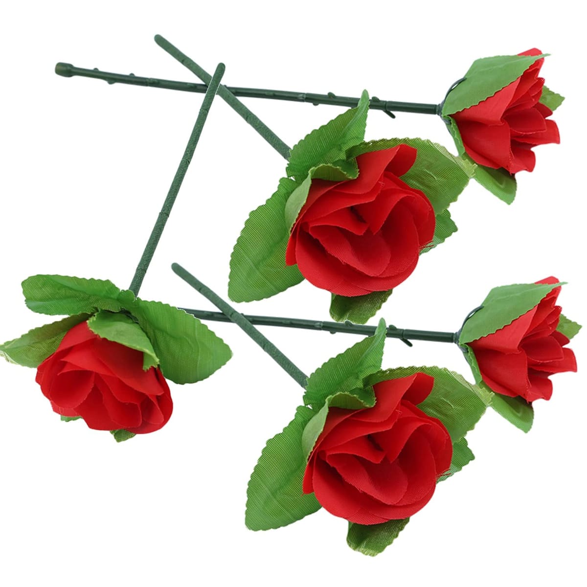 EXDUCT フラワー マジック 5個 セット 手品 バラ 薔薇 ばら サプライズ 一発芸 パーティー プレゼント グッズ 花束