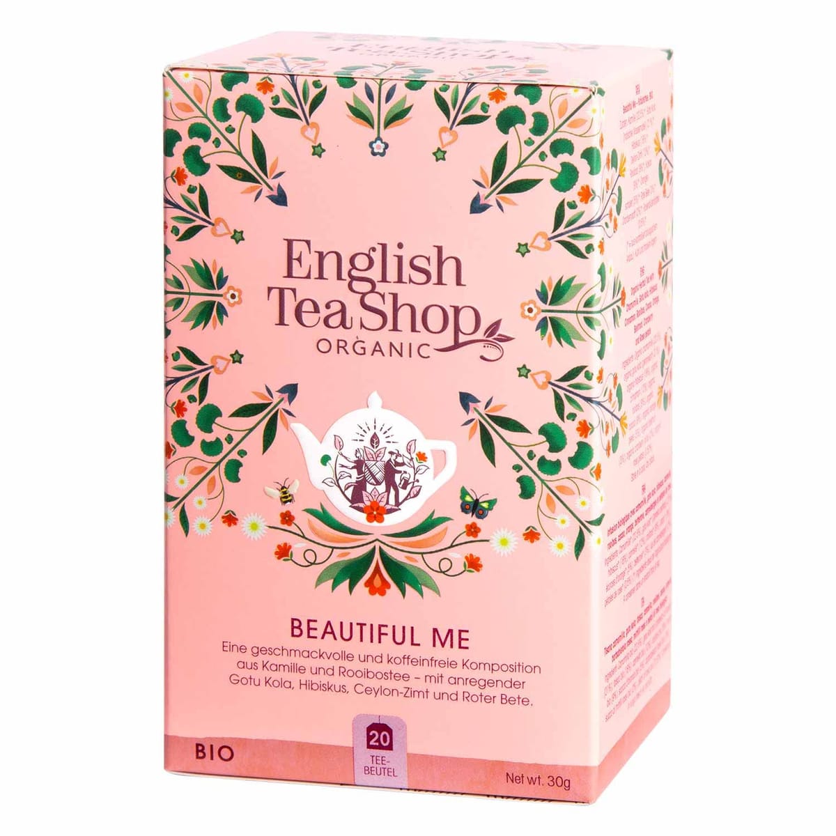 English Tea Shop オーガニックウェルネスティー（ビューティフルミー）BEAUTIFUL ME ティーバッグ20袋..