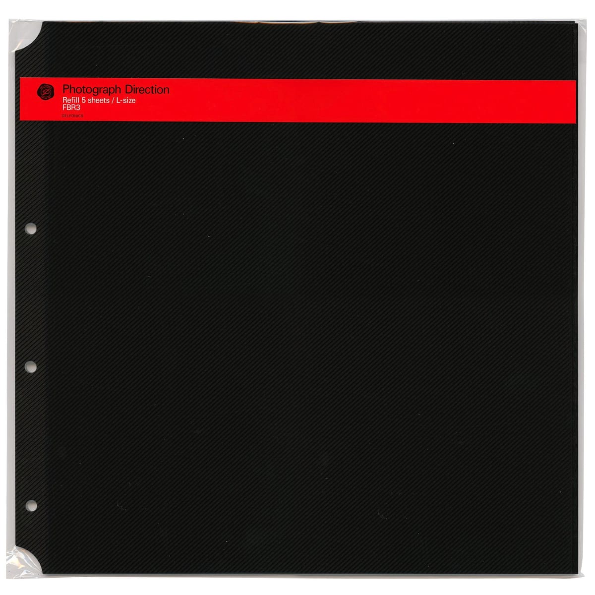[デルフォニックス] PDフォトアルバム リフィル粘着L