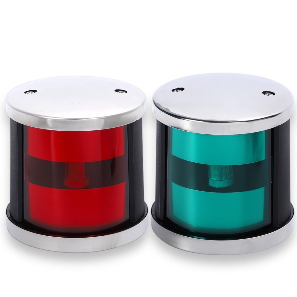 Kanoan 航海灯 LED 12V 24V 兼用 左右セット 左舷灯 右舷灯 船 小型船 釣り船 ボート ヨット 漁船 小型..