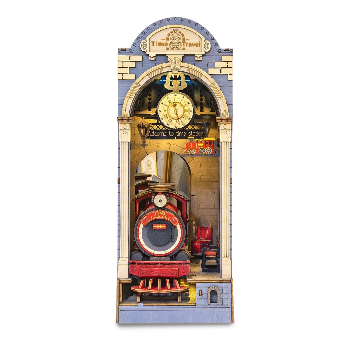 つくるんです®【日本公式販売／日本語説明書付】Robotime 3D ウッドパズル ブックヌックシリーズ