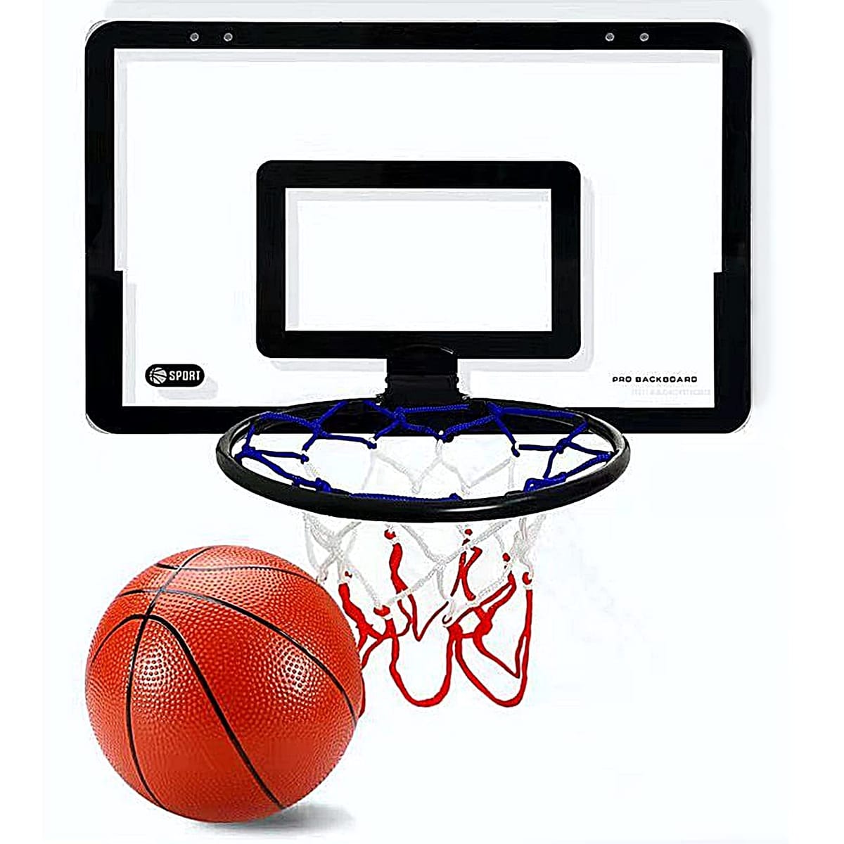 [TradeWind] バスケットゴール バスケットリング ネット バスケ ボード 壁掛け シュート練習 ボール エアポンプセット ミニサイズ