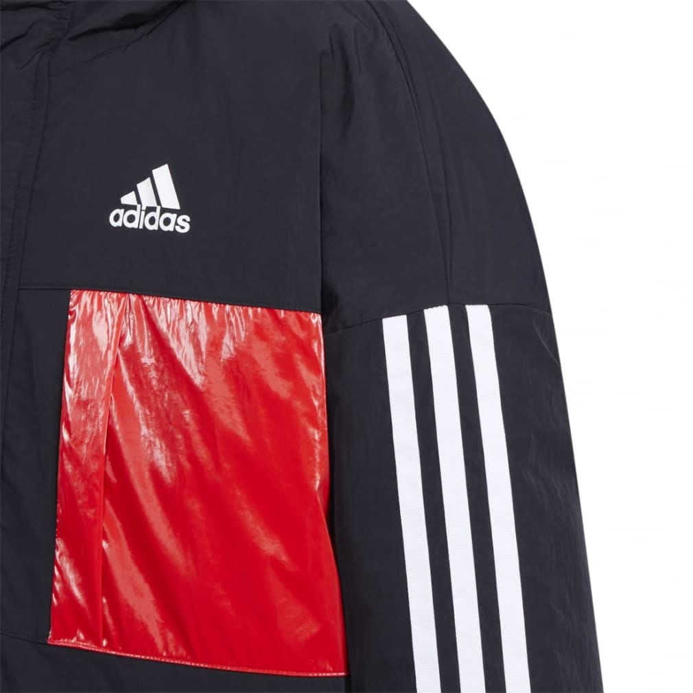 adidas(アディダス) YK アウトドアテイスト ジャケット スポーツスタイル ウェア その他ウェア (W9220) (HM7172)ブラック/ビビッド J120