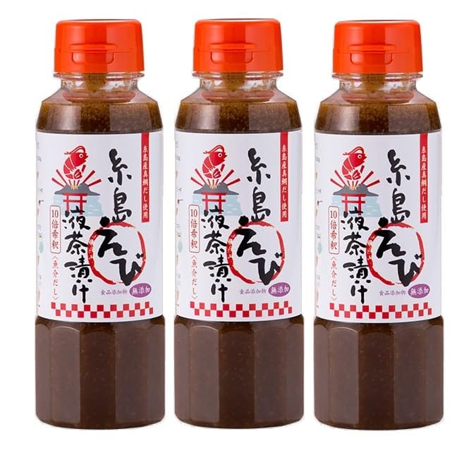 糸島食品 糸島 鯛 液みそ 液 茶漬け 無添加 260g 3本 お茶漬け 液茶漬け 魚介だし 10倍希釈