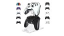 Q-LIFE-Q コントローラースタンド ゲームコントローラー収納ラック イヤホン掛けスタンド 3層デザイン アクリル 安定滑り止め デスクトップ収納 Xbox ONE X Switch PS4 PS5 PC向け いいプレゼント