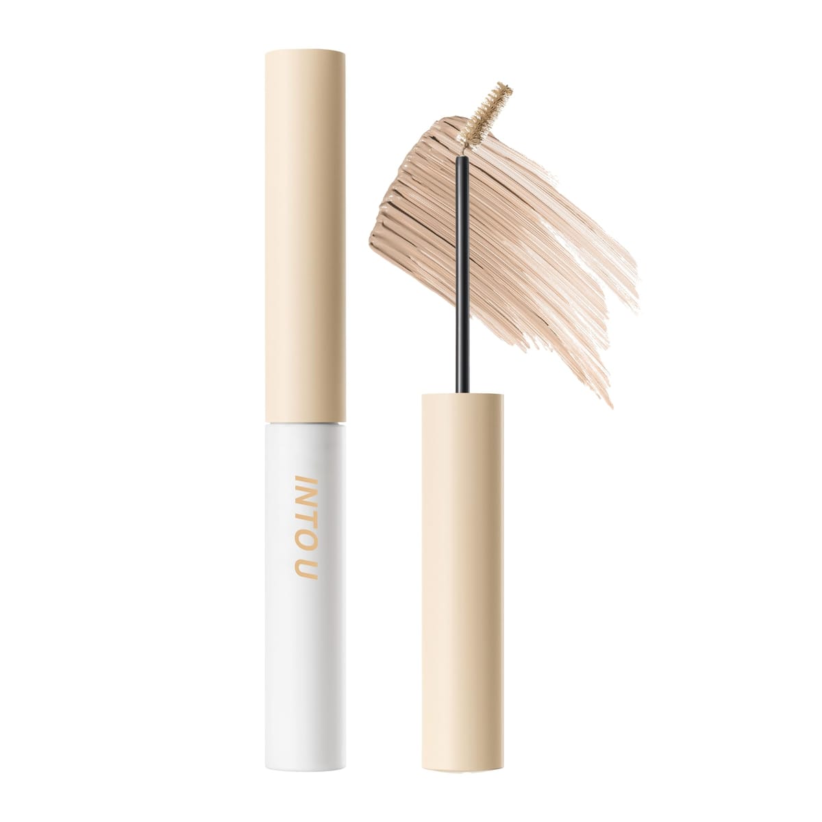 INTO U アイブロウマスカラ 機能性ブラシ 汗水に強い