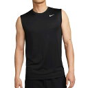 NIKE(ナイキ) Dri-FIT レジェンド スリーブレスTシャツ DX0992 ブラック/マットシルバー L