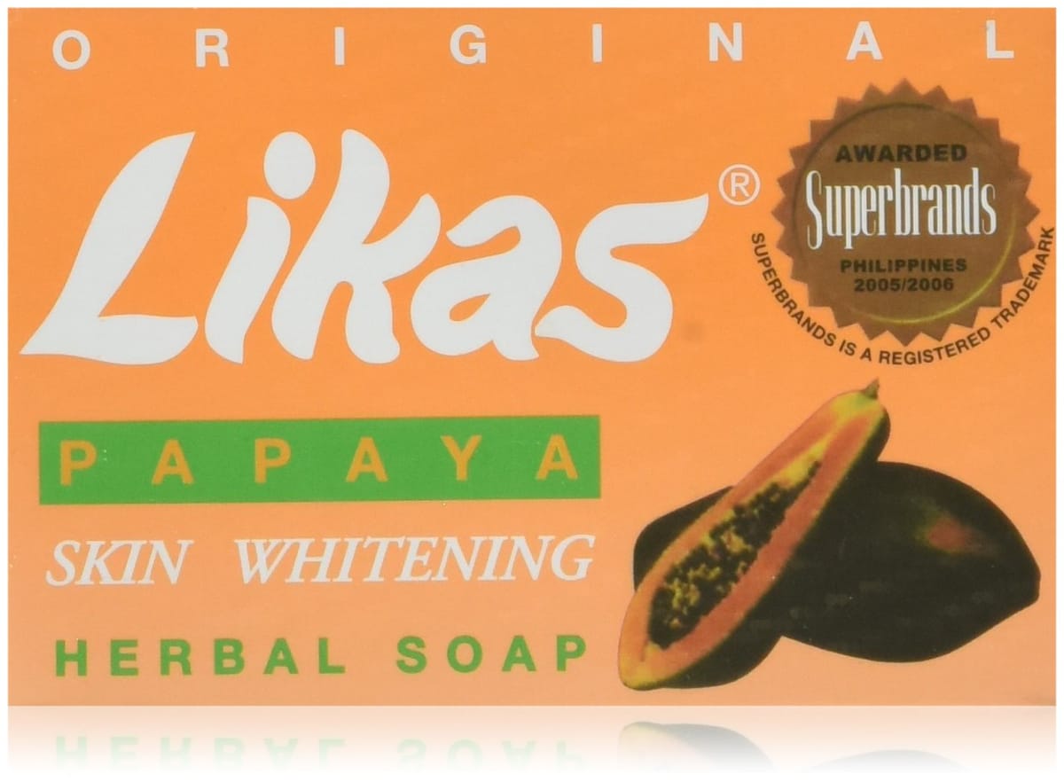 Original Likas Papaya Skin Whitening Herbal Soap by Trinidad Cosmetics Laboratory - 135 grammes